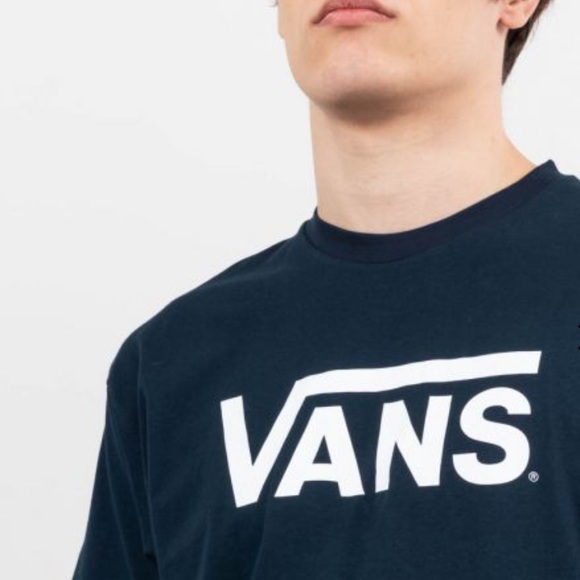 VANS 🔥SALE!🔥 Men’s Classic Tee T- Shirt Navy Cotton S L VN000LFLNVY - Picture 6 of 11